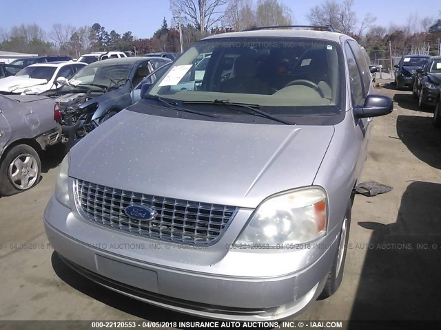 2FMZA52275BA83914 - 2005 FORD FREESTAR SEL SILVER photo 7