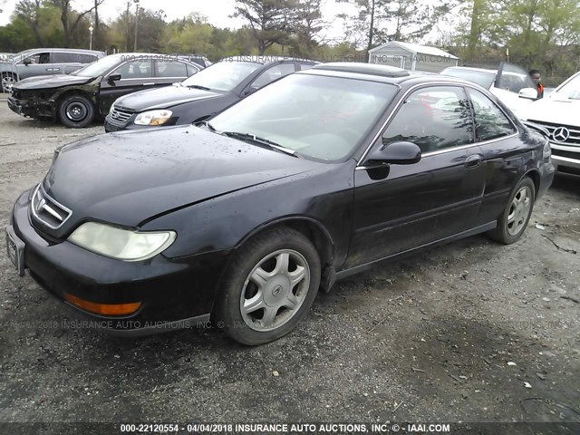 19UYA1154VL018508 - 1997 ACURA 2.2CL BLACK photo 2