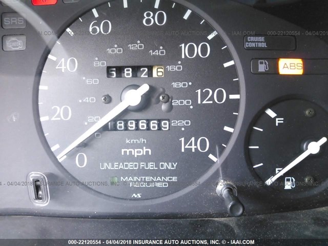19UYA1154VL018508 - 1997 ACURA 2.2CL Negro foto 7