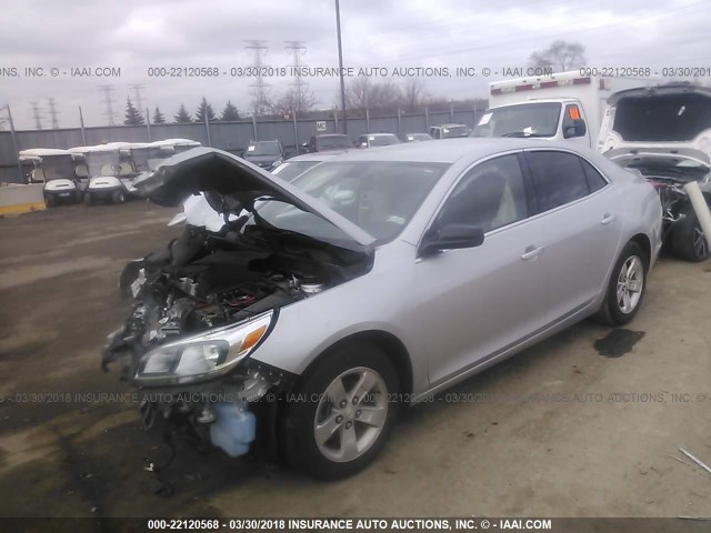 1G11B5SLXEF222884 - 2014 CHEVROLET MALIBU LS 银色 照片 2
