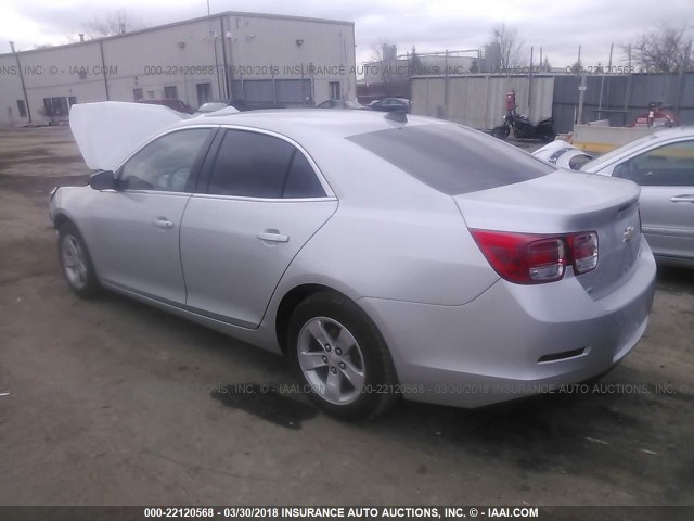 1G11B5SLXEF222884 - 2014 CHEVROLET MALIBU LS 银色 照片 3