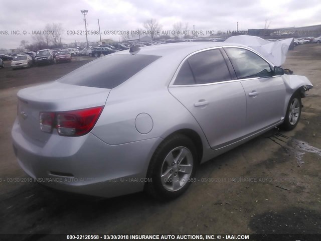 1G11B5SLXEF222884 - 2014 CHEVROLET MALIBU LS 银色 照片 4