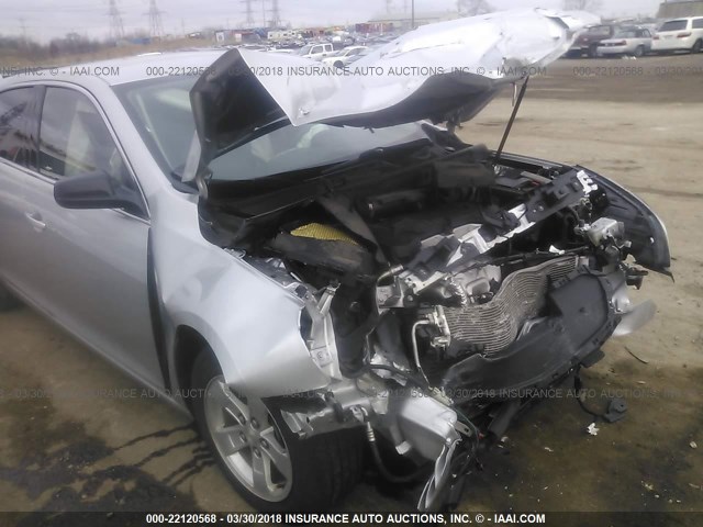 1G11B5SLXEF222884 - 2014 CHEVROLET MALIBU LS 银色 照片 6