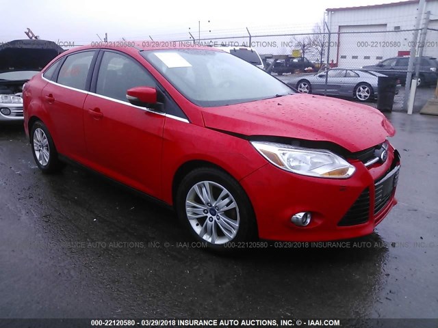 1FAHP3H25CL404751 - 2012 FORD FOCUS SEL RED photo 1