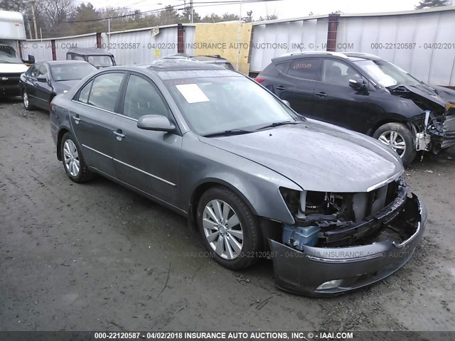 5NPEU46F79H573670 - 2009 HYUNDAI SONATA SE/LIMITED GRAY photo 1