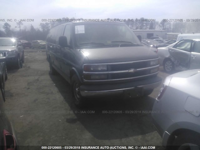 1GAHG39R2Y1265700 - 2000 CHEVROLET EXPRESS G3500  GRAY photo 1