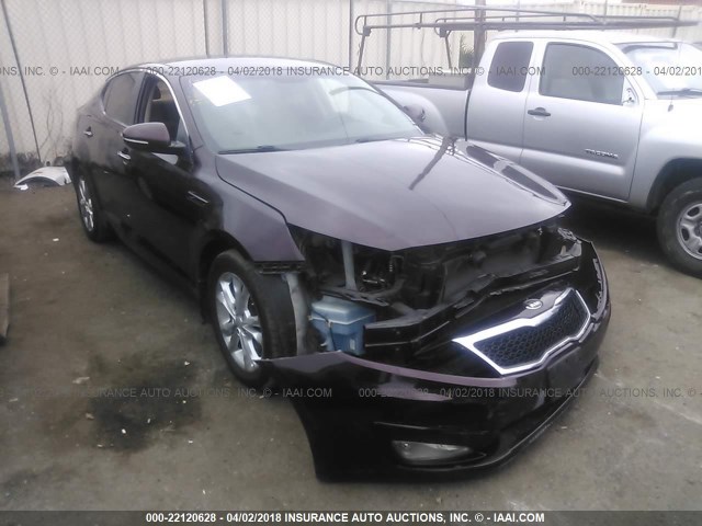 5XXGM4A7XDG226895 - 2013 KIA OPTIMA LX Բորդո լուսանկար 1