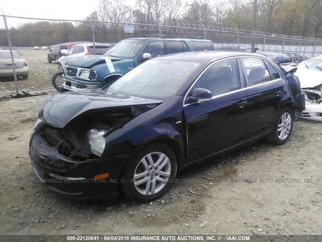 3VWEF71K37M168541 - 2007 VOLKSWAGEN JETTA WOLFSBURG 黑色 照片 2