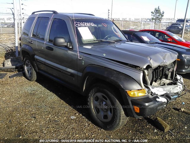 1J4GL48K77W693217 - 2007 JEEP LIBERTY SPORT 香槟色 照片 1