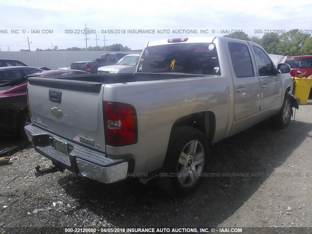 3GCEC13J38G120552 - 2008 CHEVROLET SILVERADO C1500 GRAY photo 4