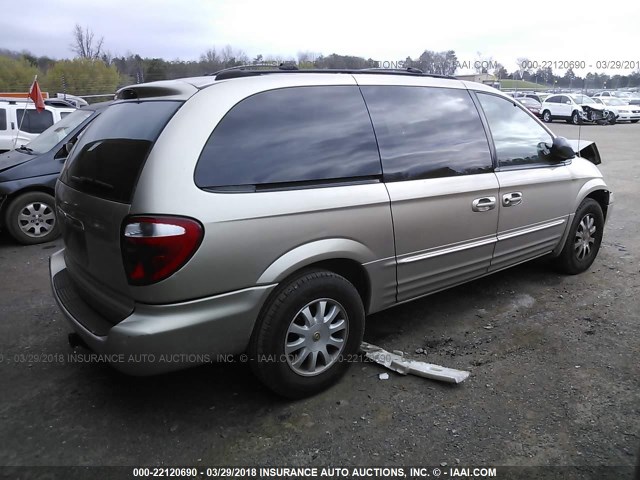 2C4GP54L12R666983 - 2002 CHRYSLER TOWN & COUNTRY LXI GOLD photo 4