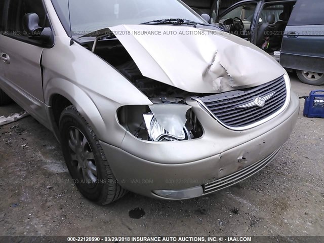 2C4GP54L12R666983 - 2002 CHRYSLER TOWN & COUNTRY LXI GOLD photo 6