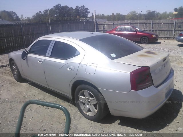 2B3KA43G47H790108 - 2007 DODGE CHARGER SE/SXT SILVER photo 3