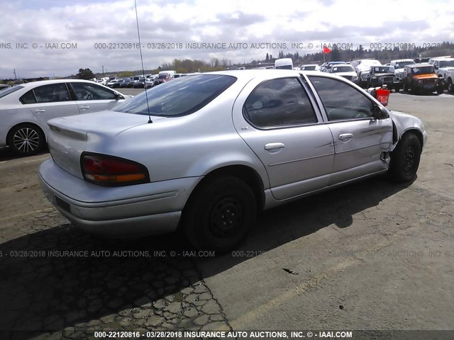 1B3EJ46C1YN280183 - 2000 DODGE STRATUS SE SILVER photo 4