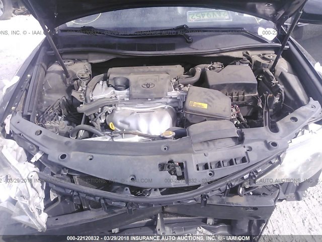 4T1BF1FK8CU134169 - 2012 TOYOTA CAMRY SE/LE/XLE BLACK photo 10