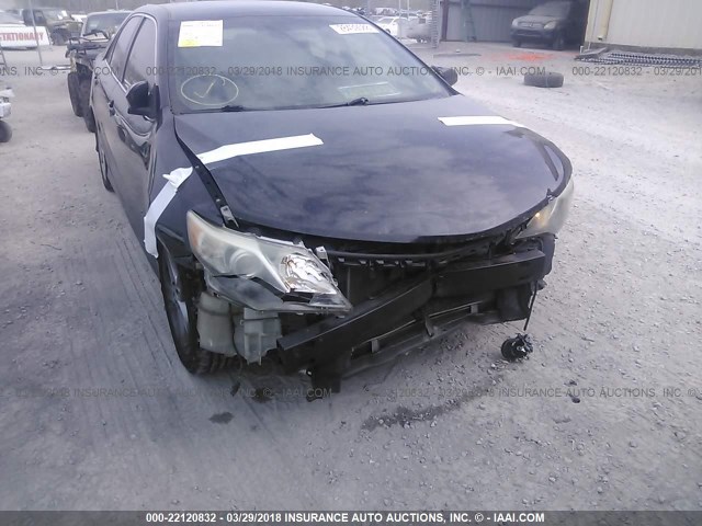 4T1BF1FK8CU134169 - 2012 TOYOTA CAMRY SE/LE/XLE BLACK photo 6