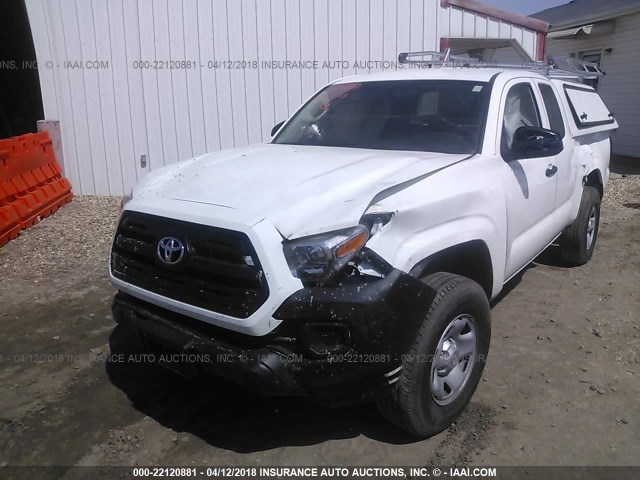 5TFRX5GN4HX096672 - 2017 TOYOTA TACOMA ACCESS CAB/SR/SR5 თეთრი ფოტო 6