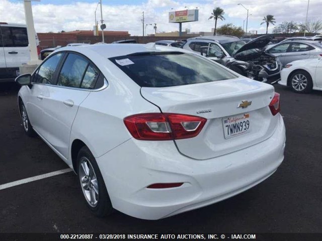 1G1BE5SM5H7201282 - 2017 CHEVROLET CRUZE LT WHITE photo 12