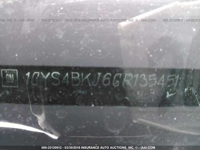 1GYS4BKJ6GR135451 - 2016 CADILLAC ESCALADE LUXURY 黑色 照片 9