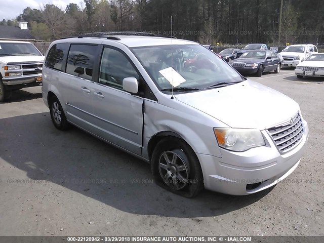 2A4RR5D18AR315353 - 2010 CHRYSLER TOWN & COUNTRY TOURING SILVER photo 1