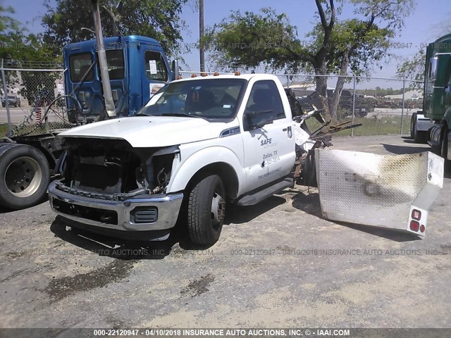 1FDRF3G66CEA93384 - 2012 FORD F350 SUPER DUTY WHITE photo 2