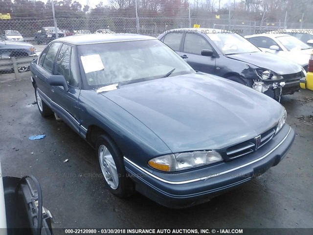 1G2HX53L1P1228549 - 1993 PONTIAC BONNEVILLE SE BLUE photo 1