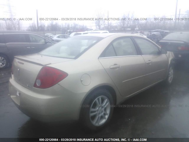 1G2ZG558664122351 - 2006 PONTIAC G6 SE1 GOLD photo 4