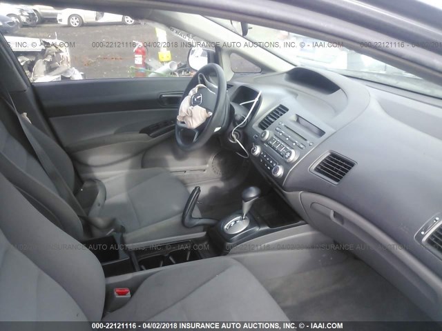 19XFA1F31AE020734 - 2010 HONDA CIVIC VP GRAY photo 5