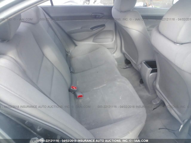 19XFA1F31AE020734 - 2010 HONDA CIVIC VP GRAY photo 8