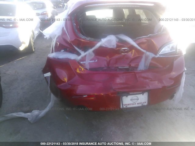 JM1BL1L31C1572978 - 2012 MAZDA SPEED 3 RED photo 5