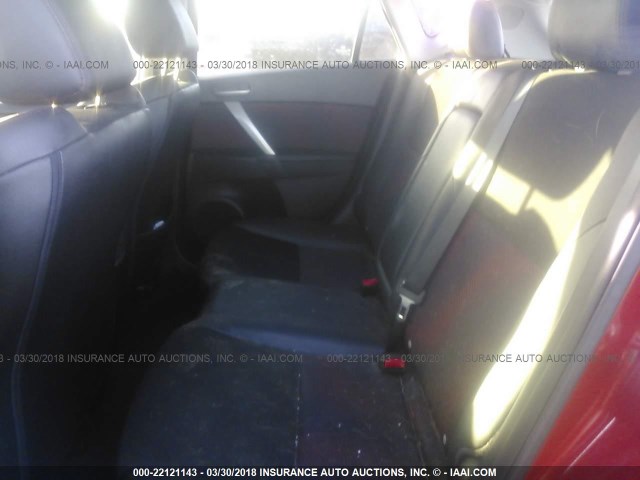 JM1BL1L31C1572978 - 2012 MAZDA SPEED 3 RED photo 7