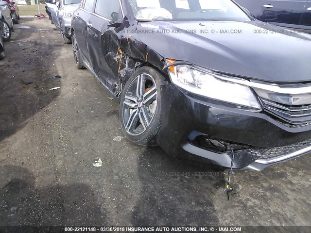 1HGCR2F53GA035123 - 2016 HONDA ACCORD SPORT 黑色 照片 6