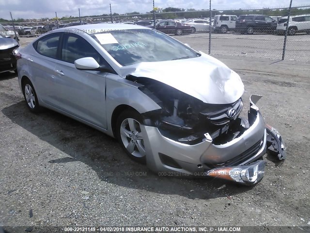 5NPDH4AE5DH311508 - 2013 HYUNDAI ELANTRA GLS/LIMITED SILVER photo 1