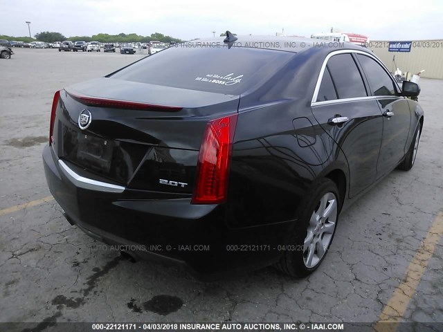 1G6AG5RX0E0127449 - 2014 CADILLAC ATS BLACK photo 4