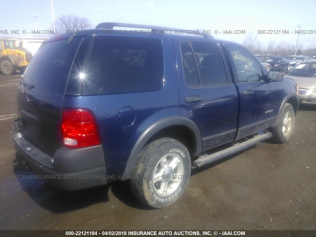 1FMZU72K94UC09802 - 2004 FORD EXPLORER XLS/XLS SPORT Dark Blue photo 4