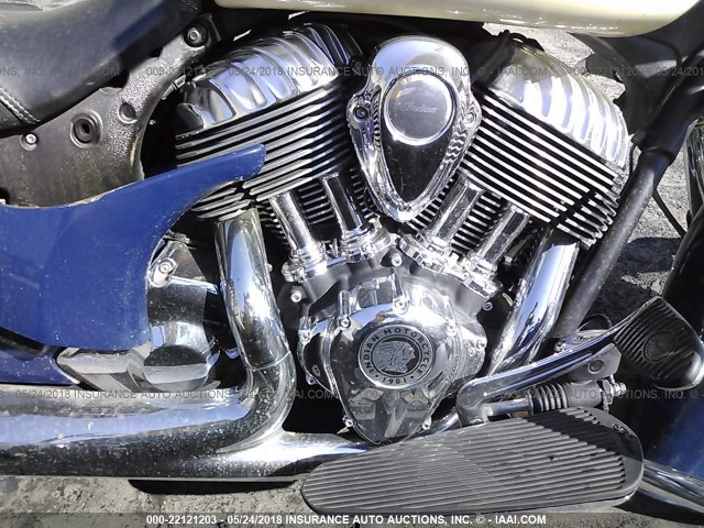 56KTCAAA2F3325705 - 2015 INDIAN MOTORCYCLE CO. CHIEFTAIN BLUE photo 8