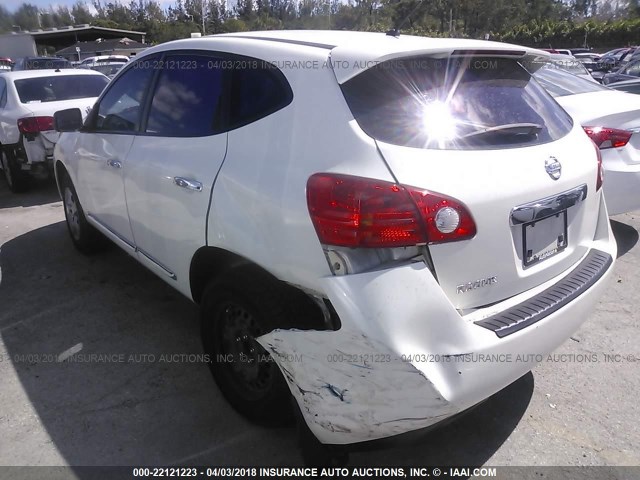 JN8AS5MT4DW516952 - 2013 NISSAN ROGUE S/SV WHITE photo 6