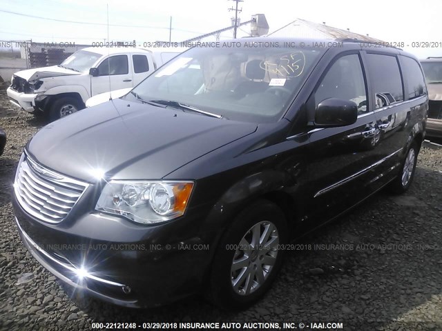 2C4RC1BG5FR573795 - 2015 CHRYSLER TOWN & COUNTRY TOURING GRAY photo 2