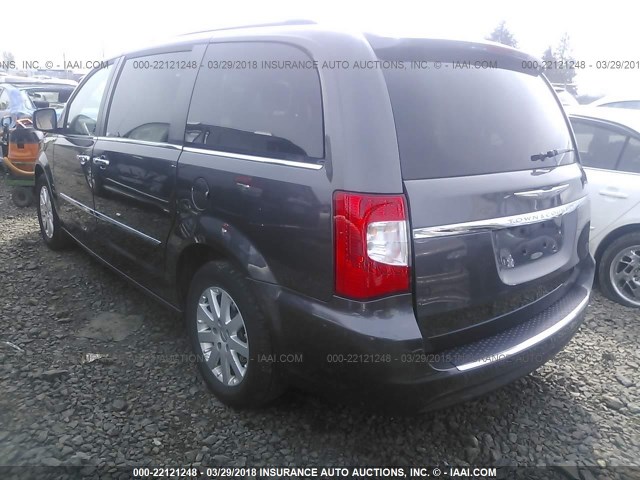 2C4RC1BG5FR573795 - 2015 CHRYSLER TOWN & COUNTRY TOURING GRAY photo 3