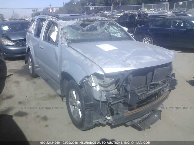 5N1AR18B19C608204 - 2009 NISSAN PATHFINDER S/LE/SE SILVER photo 1