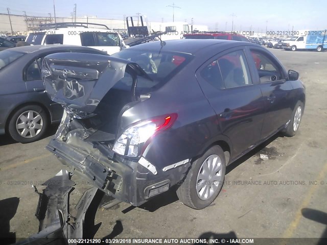 3N1CN7AP4HL823812 - 2017 NISSAN VERSA S/S PLUS/SV/SL SILVER photo 4