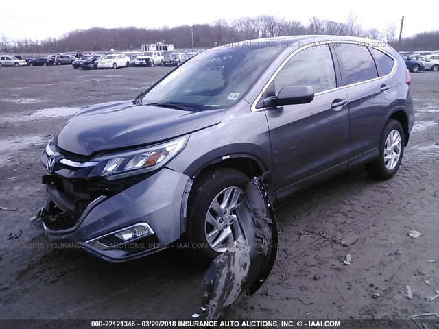 2HKRM4H52FH653783 - 2015 HONDA CR-V EX 灰色 照片 2