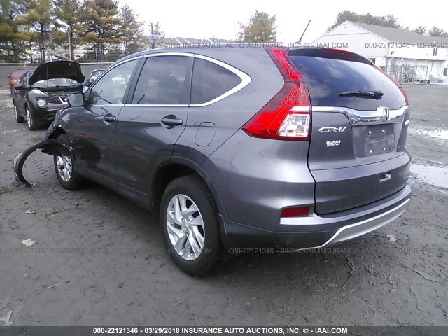2HKRM4H52FH653783 - 2015 HONDA CR-V EX 灰色 照片 3