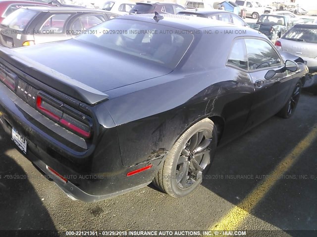 2C3CDZAG0JH199750 - 2018 DODGE CHALLENGER SXT BLACK photo 4