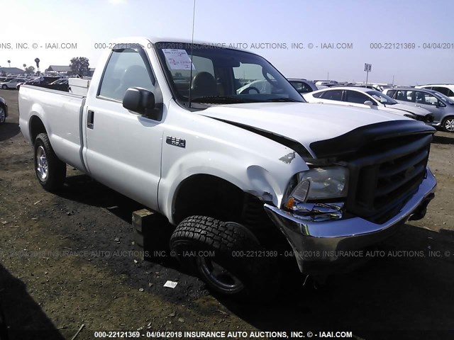 3FTNF20L33MB19110 - 2003 FORD F250 SUPER DUTY WHITE photo 1