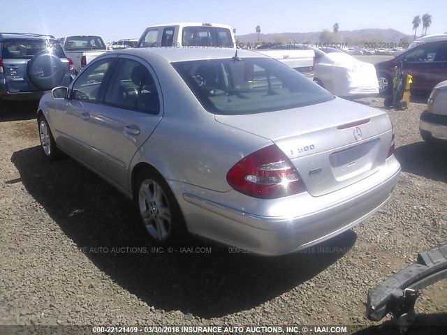 WDBUF70J84A602953 - 2004 MERCEDES-BENZ E 500 SILVER photo 3