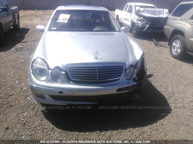 WDBUF70J84A602953 - 2004 MERCEDES-BENZ E 500 SILVER photo 6