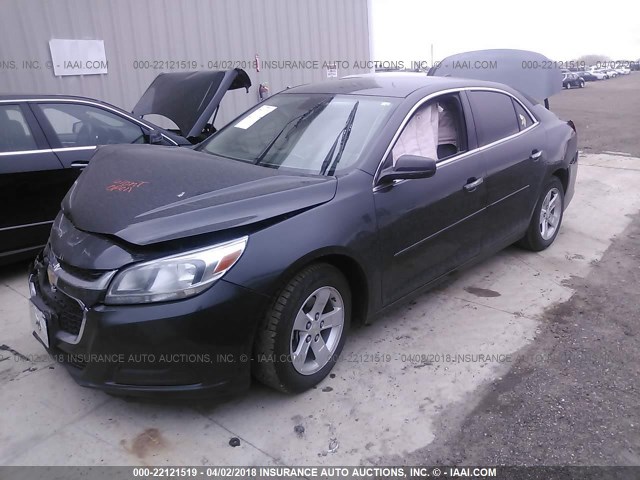 1G11B5SL2EF188293 - 2014 CHEVROLET MALIBU LS 灰色 照片 2