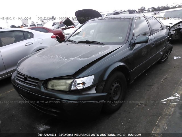 JT2BG22K7W0247502 - 1998 TOYOTA CAMRY CE/LE/XLE Dark Blue photo 2