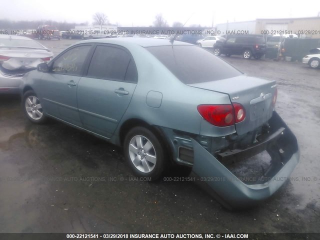 1NXBR30E16Z737345 - 2006 TOYOTA COROLLA CE/LE/S GREEN photo 3